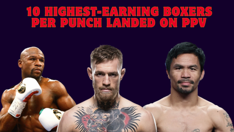 10 Highest-Earning Boxers Per Punch Landed on PPV