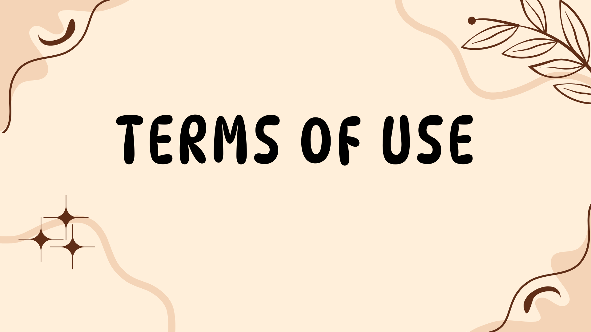 terms of use